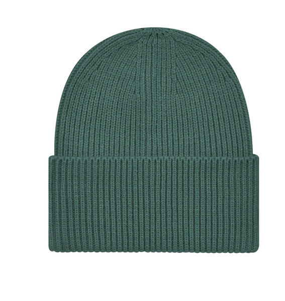 Oversized Cuffed Beanie - Walnut / ONE SIZE
