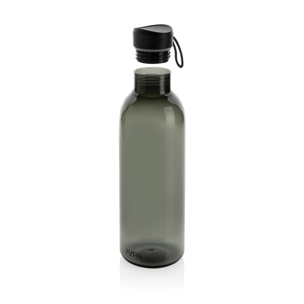Avira Atik RCS Recycled PET bottle 1L - Black