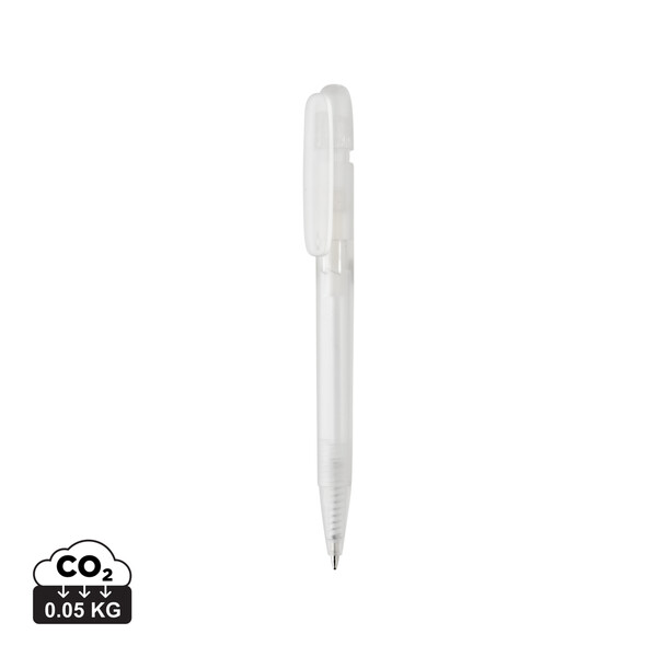 Devin GRS certified RABS pen transparent - White