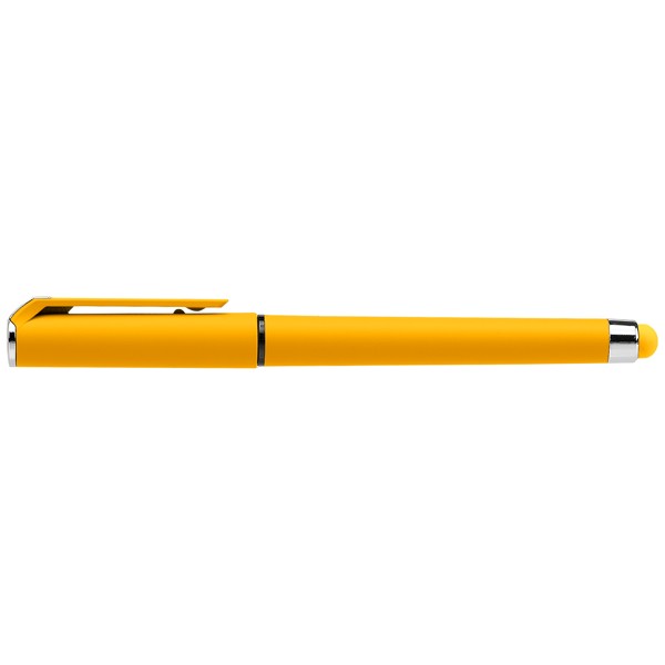 Islander Softy Brights Gel w/Stylus - Yellow / Silkscreen