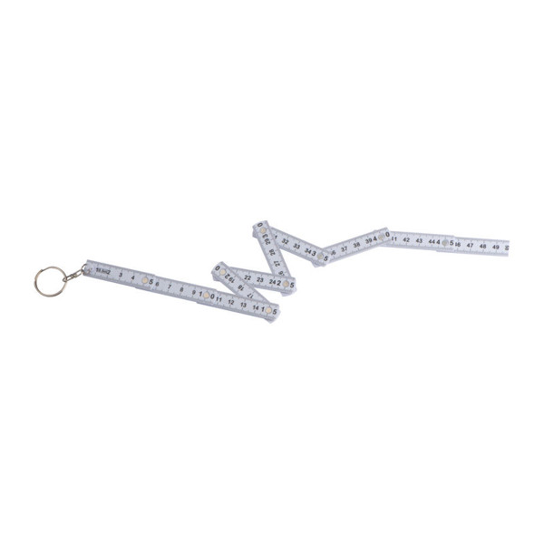 Keyring with Ruler