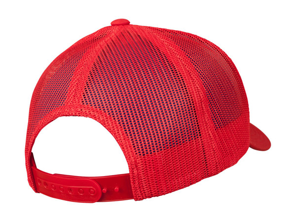 Retro Trucker Colored Front - Red / White / Red / ONE SIZE