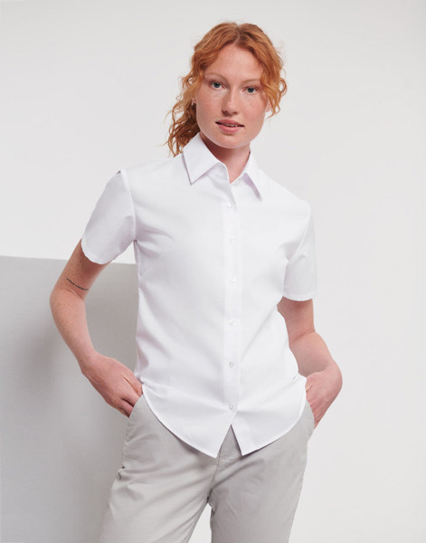 Ladies' Classic Oxford Shirt - White / L (40)