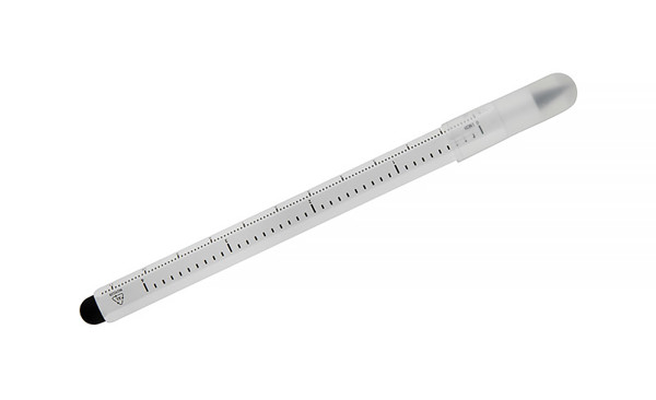 Fountain pencil with measure DRAWI - white
