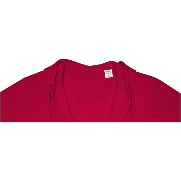 Felpa Theron con cappuccio full zip da uomo - Rosso / M