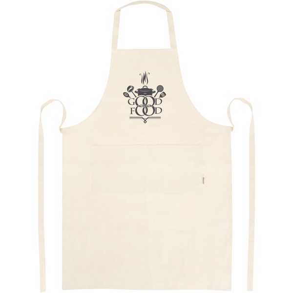 Orissa 200 g/m² organic cotton apron - Natural