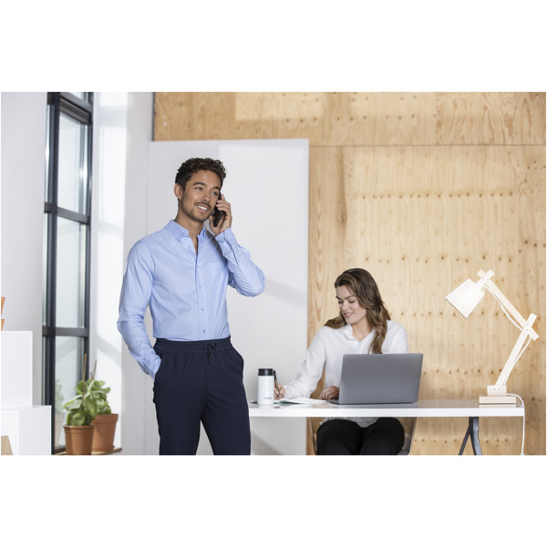 Camicia da uomo a maniche lunghe Pollux - Grigio tempesta / M