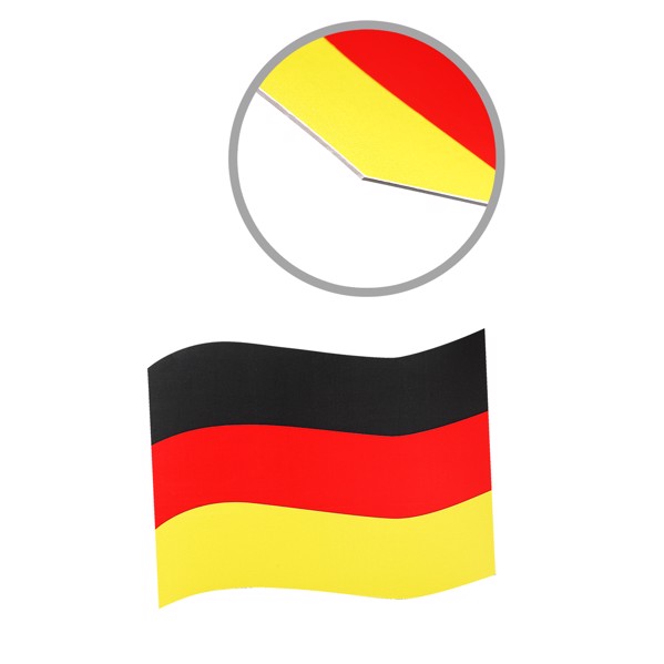 Magnet Auto "Drapeau" Moyen