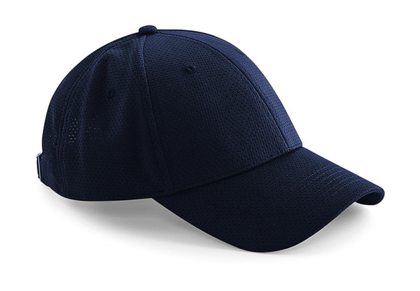 Air Mesh 6 Panel Cap - Black / ONE SIZE