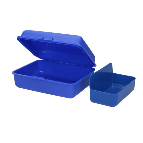 Vorratsdose "School-Box" Groß, Mit Trennschale - Weiss