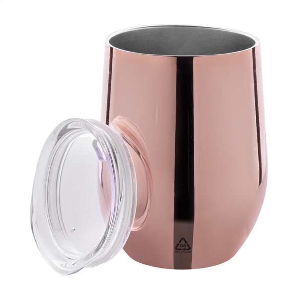 Újrahasznosított Rozsdamentes Acél Thermo Pohár Rebby Oro - Rose