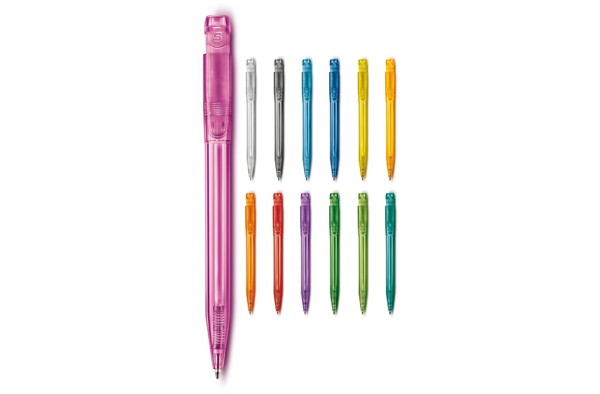 Ball pen Pier Clear transparent - Transparent / White