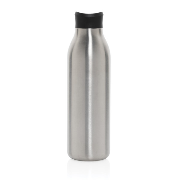 Bouteille d'eau 600ml en acier recyclé RCS Avira Alok - Argent