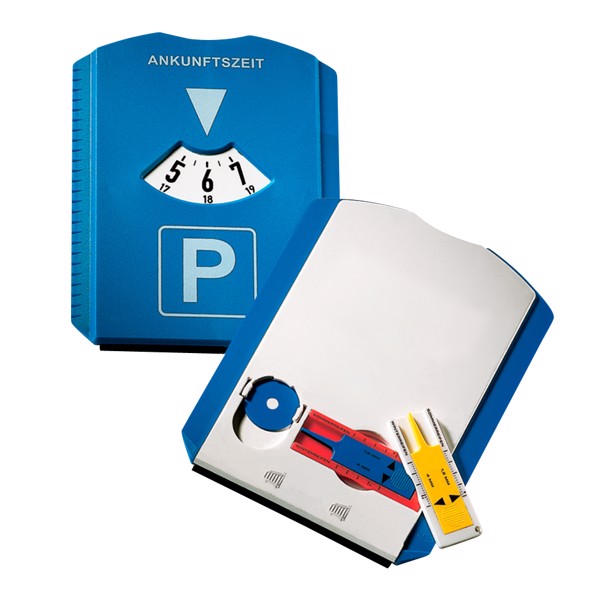 Parkscheibe "Profi" - Blau / Weiß