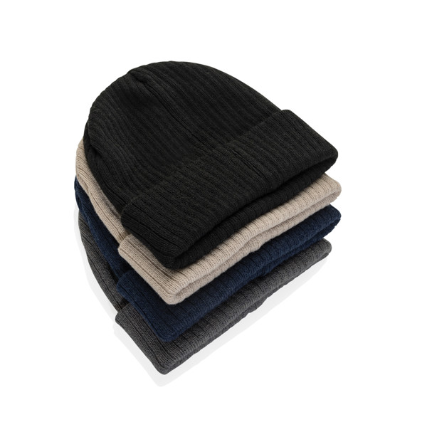 Pryor AWARE™ Polylana® Beanie mit Bündchen - Schwarz