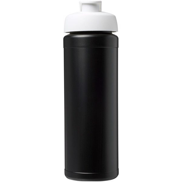 Sportovní láhev s vyklápěcím víčkem Baseline® Plus grip 750 ml - Černá / Bílá