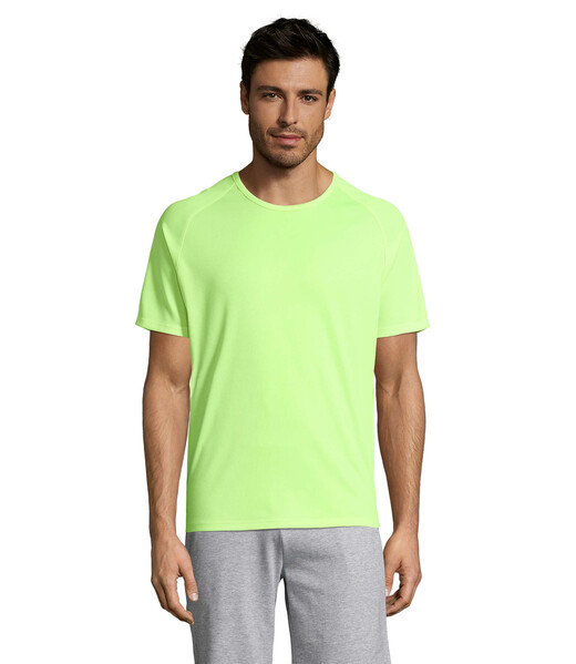 SPORTY T-shirt homem - Amarelo FluoS