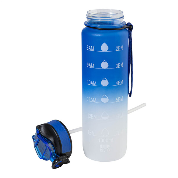 Rpet Motivational Bottle Sipgrade - Blue