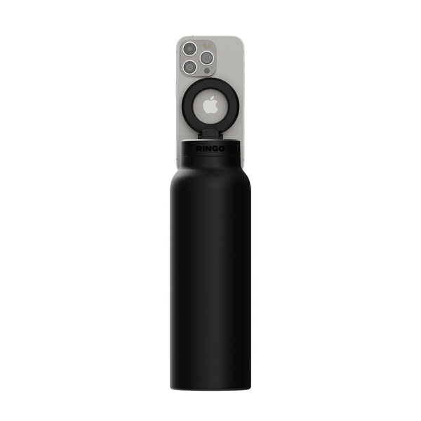RINGO Pro MagSafe® Waterbottle w Magnetic Booster Ring 710ML - Black