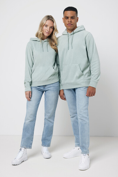 Micro fleece mikina Iqoniq Trivor z recykl. polyesteru - Iceberg Green / XL