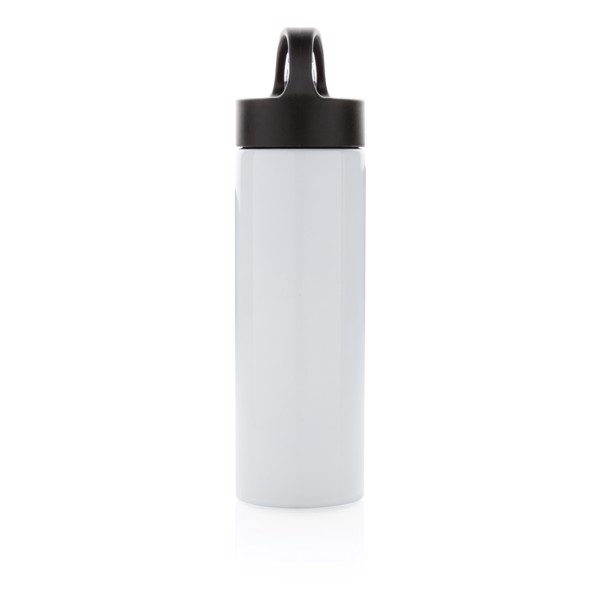 Sport bottle with straw - White