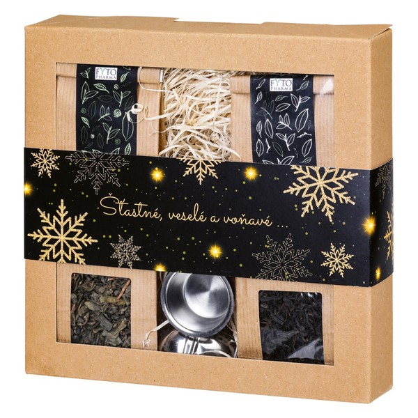 VERDE. Kazeta čaj zelený černý