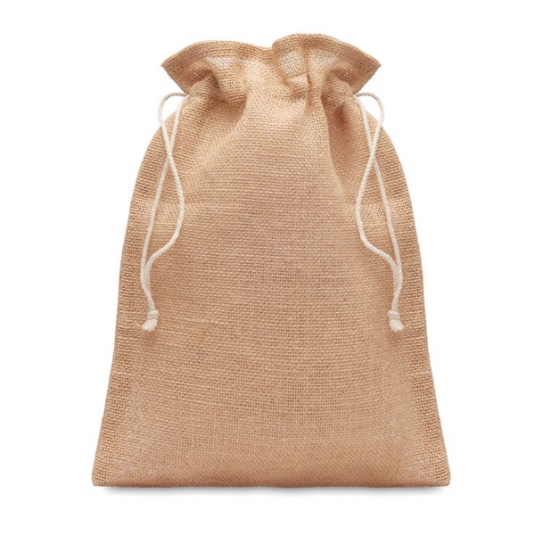 Sac cadeau moyen en jute Jute Medium