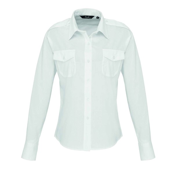 Women's Long Sleeve Pilot Shirt - XS