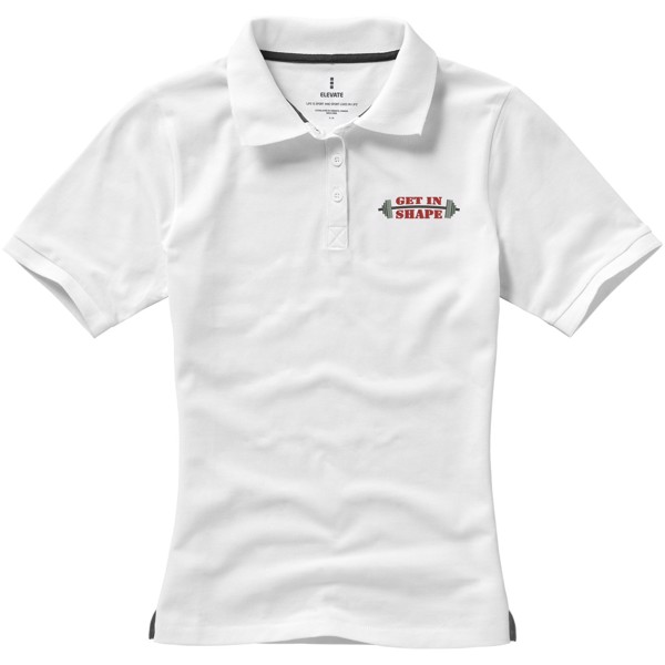 Polo manches courtes femme Calgary - Blanc / 2XL