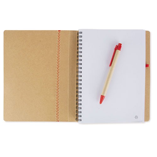 CADERNO A5 CARTAO RECICLADO -