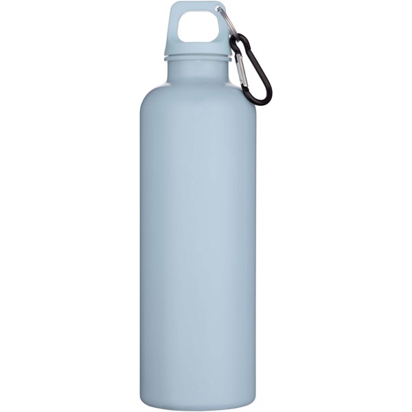 Oregon 750 ml einfarbige RS-zertifizierte Wasserflasche aus recyceltem Kunststoff mit Karabinerhaken - wolkenblau