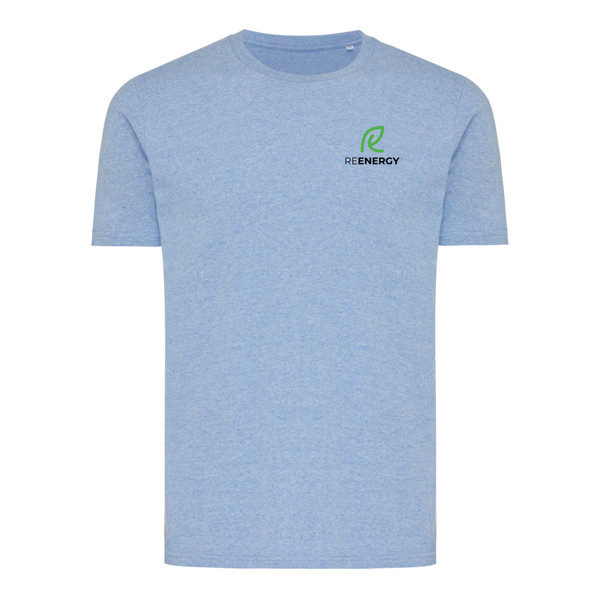 Tričko IQONIQ Brett z recykl. bavlny - Light Heather Blue / XXS