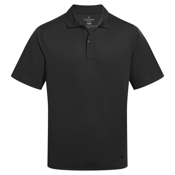 Craghoppers EXPERT BASECAMP WICKING POLO - BLACK - 2XL