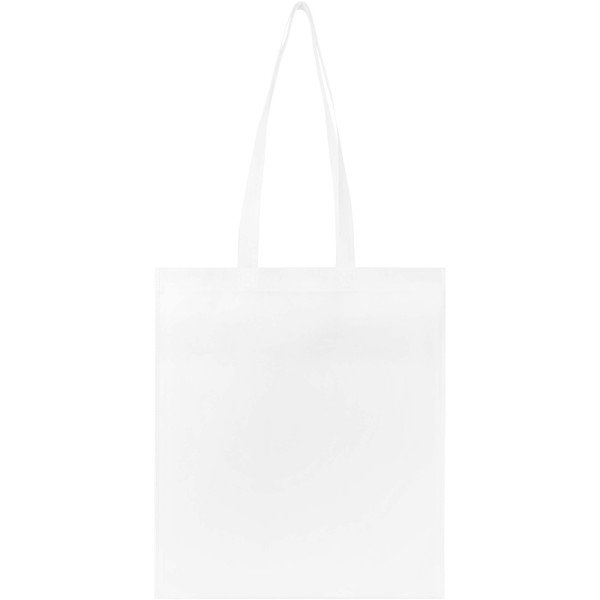 Sac shopping convention EcoSeal de 6 L non tissé en matériaux recyclés certifiés GRS - Blanc