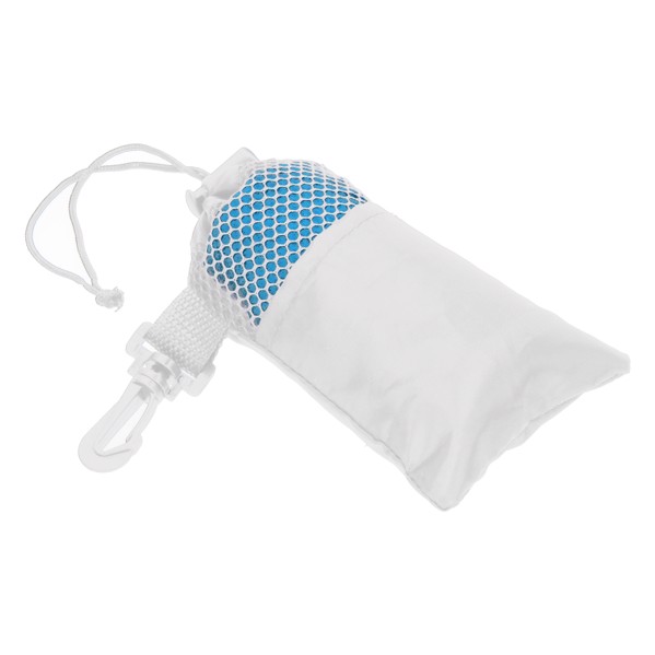 Fitness Towel "Cooling" - White / Blue