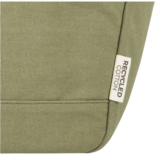 Sac-repas isotherme Joey de 6 L en toile recyclée GRS pour 9 canettes - Olive