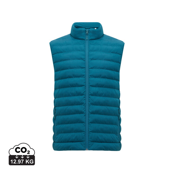 Pánská vesta IQONIQ Meru z recykl. polyesteru - Dark Teal / XL