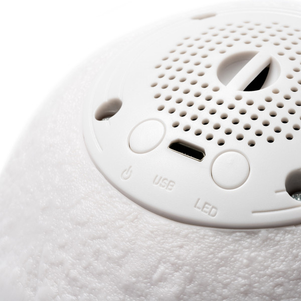 Altavoz Bluetooth personalizado con luz LED y soporte de madera 3W