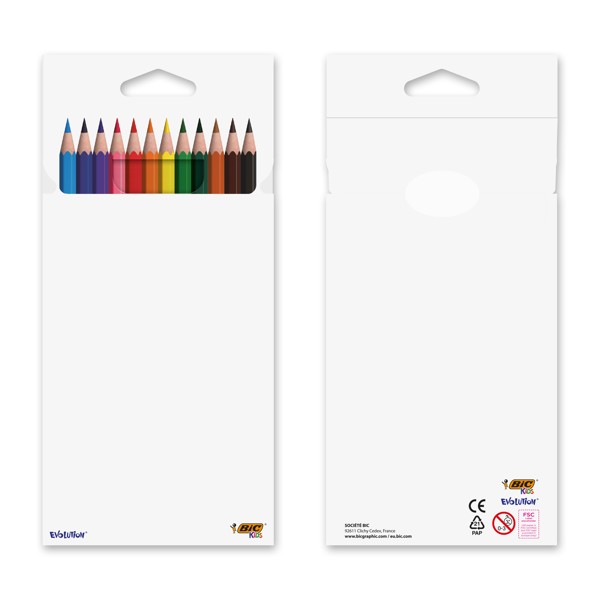 BIC® Kids Evolution® Colouring set x12 units