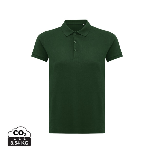 Dámske polo tričko IQONIQ Yosemite z recykl. bavlny - Forest Green / L