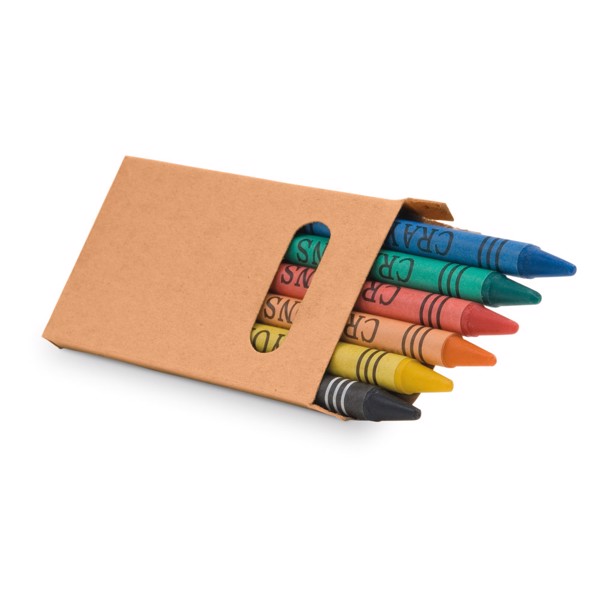 PS - EAGLE. Box with 6 crayon