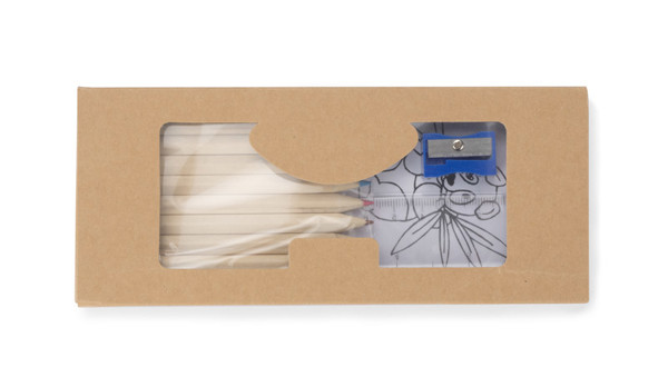 Colour pencils with colouring book DECOR