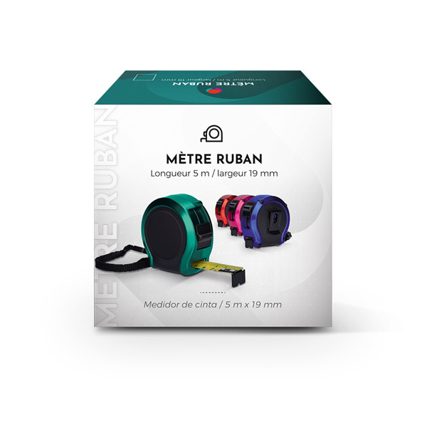 3M TAPE MEASURE WITH PLASTIC CASE WITH STRAP - Rose / 