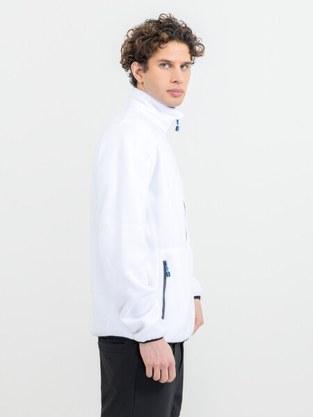 Printer Speedway fleece jacket white XXL
