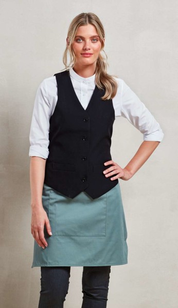 Women's Lined Polyester Waistcoat - XXS