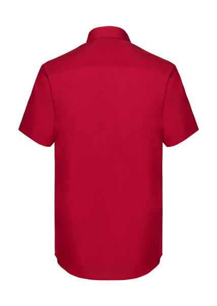 Tailored Poplin Shirt - Classic Red / 2XL