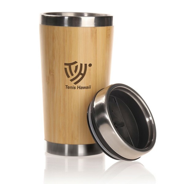 Bamboo thermo mug 500 ml | Mark