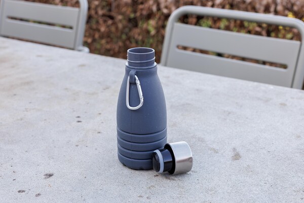 Foldable bottle Erin | 550 ml - grey