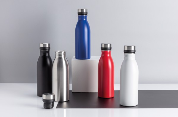 Deluxe stainless steel water bottle - Off White