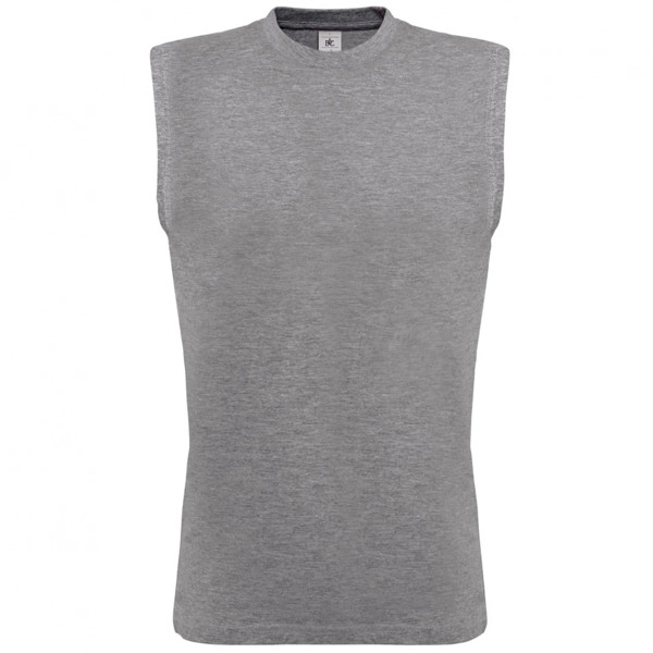 T-Shirt B&C Exact Move 145G - 100% Algodão (Investindo Em Better Cotton) - Cinza Mesclado Escuro / S
